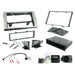 Ford Kuga 2008-2012 Full Car Stereo Installation Kit SILVER single/double DIN Fascia, Steering Wheel interface, antenna adapter and patch lead