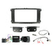 Ford Focus 2007-2011 Full Car Stereo Installation Kit black double DIN Fascia, Steering Wheel interface, antenna adapter and patch lead