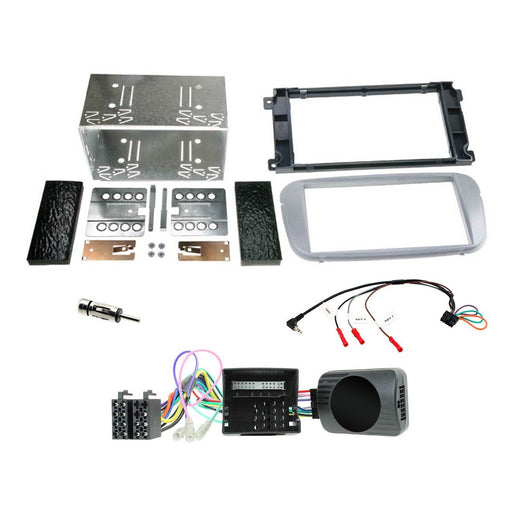Ford Focus 2007-2011 Car Stereo Kit, SILVER Double DIN Fascia, allows for intallation of modern DAB digital stereo, while retaining original features