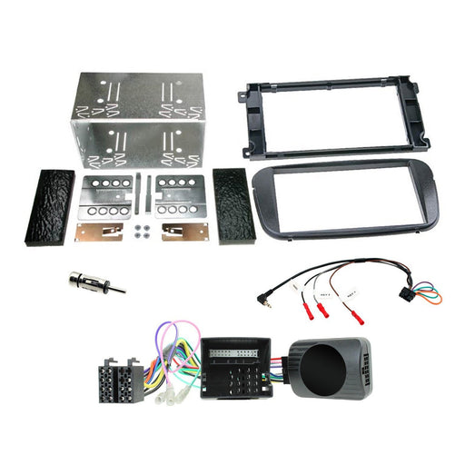 Ford Mondeo 2007 - 2014 Double DIN Car Stereo Installation Kit | Bespoke MATTE BLACK fascia panels to match the original interior