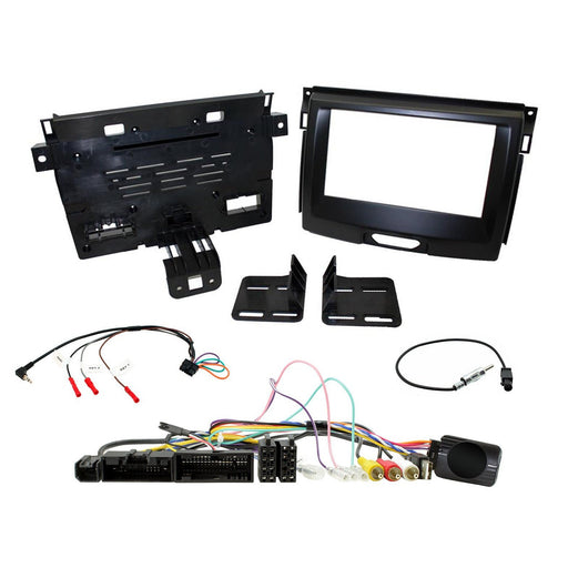 Ford Ranger 2015 2020 Full Car Double Din Stereo Installation Kit Not compatible Sync 3.8" touchscreen systems - for vehicles with small Sync3 display only