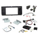 Land Rover Evoque 2011-2014 Full Car Stereo Installation Kit - BLACK Double Din Fascia, Steering Wheel interface, antenna adapter and patch lead