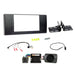 Land Range Rover 2002-2005 Full Car Stereo Installation Kit BLACK Double DIN Fascia, steering wheel control interface, an antenna adapter