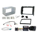 Mercedes Vito 2006 - 2014 Full Stereo Kit, BLACK Double Din Fascia, Allows retention of Phone button functionality, Comes with universal patch lead