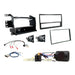 Nissan Juke 2011-2014 Full Car Stereo Installation Kit, BLACK Double DIN Fascia, Steering Wheel Interface, antenna adapter