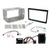 Peugeot 207 2006-2012 Full Car Stereo Installation Kit BLACK double DIN Fascia, steering wheel control interface, Not Compatible with JBL systems | TopVehicleTech.com