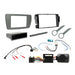 Seat Ibiza 2008-2014 Full Car Stereo Installation Kit BLACK double DIN Fascia, steering wheel control interface, antenna adapter and a universal patchlead