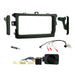 Toyota Corolla 2009-2011 Full Car Stereo Installation Kit BLACK double DIN Fascia, steering wheel control interface, antenna adapter and universal patchlead