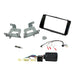 Toyota Corolla 2003-2008 Full Car Stereo Installation Kit BLACK double DIN Fascia, steering wheel control interface, antenna adapter and universal patchlead