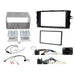 Toyota Auris 2007-2012 Full Car Stereo Installation Kit DARK GREY double DIN Fascia, steering wheel control interface, antenna adapter and universal patchlead