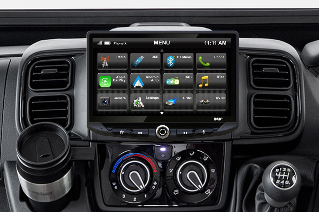 FIAT DUCATO 8 SERIES 2021 Onwards | HEIGH10 10 Inch Touch Screen Stereo Upgrade with Fitting Kit  |  Apple CarPlay & Android Auto | TopVehicleTech.com
