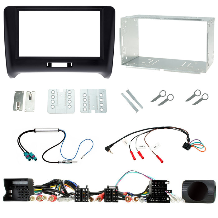 Grundig GX-3800 Double Din Car Stereo & Fitting Kit for Audi TT 2006-2014 Apple Carplay Android Auto Dab | DAB Aerial Included