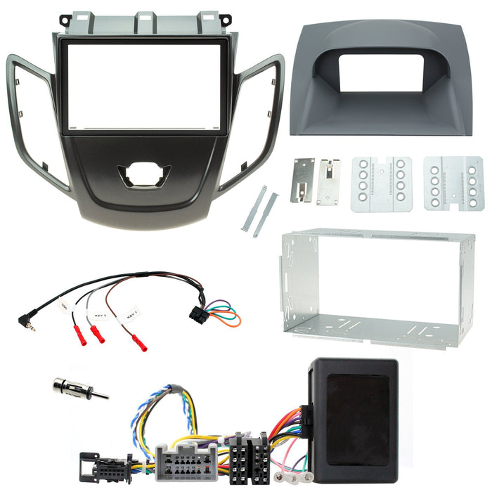 Grundig GX-3800 Double Din Car Stereo & Fitting Kit for Ford Fiesta 2008-2010 Apple Carplay Android Auto Dab | DAB Aerial Included