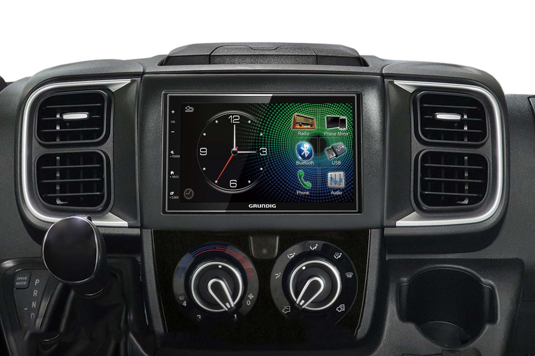 Copy of Grundig GX-3800 Car Stereo & Fitting Kit for Fiat Ducato 8 Series 2021+ | No Bluetooth Buttons | 6.8" Touchscreen | Apple CarPlay | Android Auto | DAB Aerial Included | TopVehicleTech.com