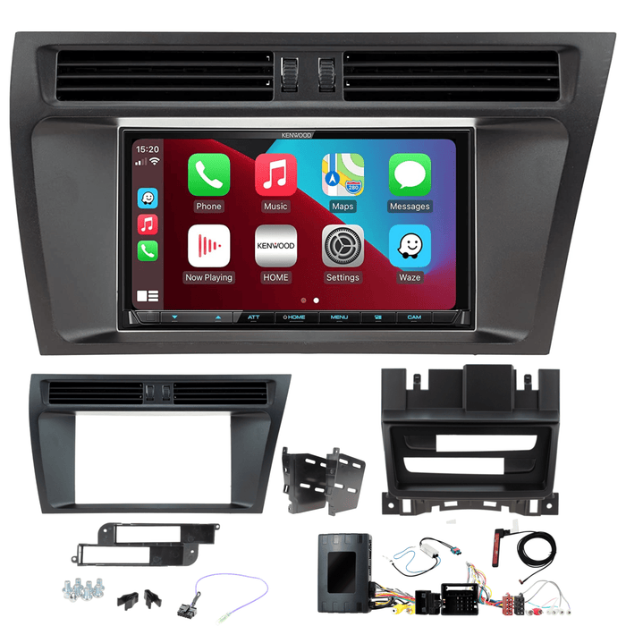 Kenwood DMX8020DABS Double Din Stereo & Fitting Kit for Audi A5 8TF 2008 to 2015 Amplified, Non-MMI vehicles Retains Key Car Settings Apple Carplay Android Auto | DAB Aerial Included