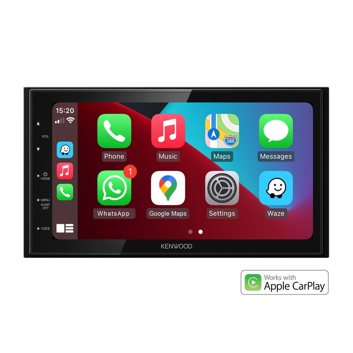 Kenwood DMX5020DABS Car Stereo & Fitting Kit for Honda Civic 2006 to 2011 6.8" Touchscreen Apple CarPlay Android Auto | DAB Aerial Included