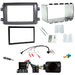 Fiat Ducato 8-Series 2021+ | FULL CAR STEREO INSTALLATION KIT BLACK DOUBLE DIN FASCIA, STEERING WHEEL CONTROL INTERFACE, ANTENNA ADAPTER AND UNIVERSAL PATCHLEAD. | TopVehicleTech.com
