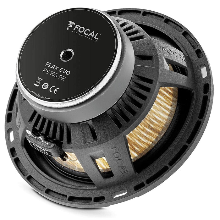 PS165FE Focal Flax EVO Cone 6.5" 2-Way Component Speaker Kit 140W Expert Series | TAM Tweeters Included