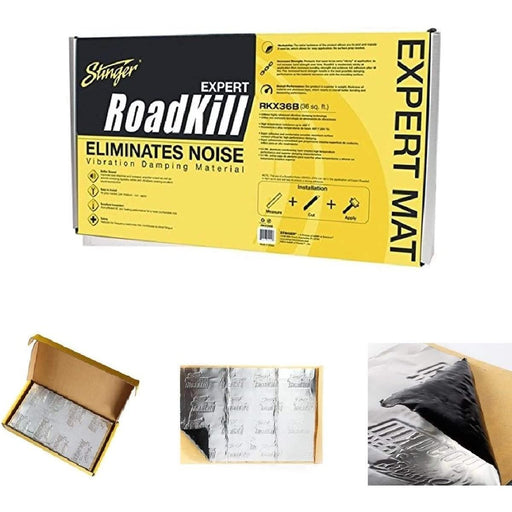 Stinger Roadkill Expert Bulk Pack RKX36B 36sqft | 6mm Car Sound Damping