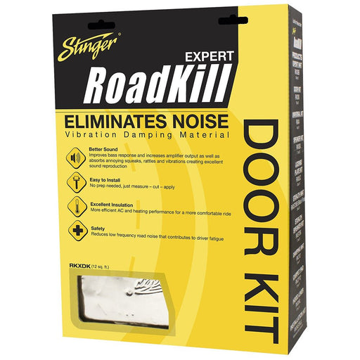 Stinger Roadkill Expert Door Kit RKXDK 12 sq.ft | 6mm Car Sound Damping