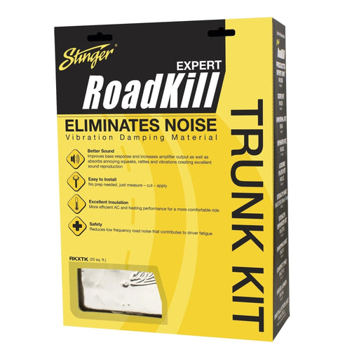 Stinger Roadkill Expert Boot Kit RKXTK 20sqft | 6mm Car Sound Damping