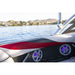 WHITE - 6.5” coaxial marine speakers with built-in multi-color RGB lighting