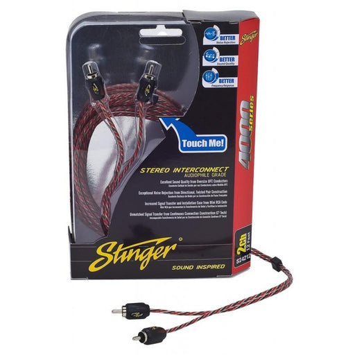 Stinger SI423 3 -Foot of 2-Channel 4000 Series RCA Interconnect Cable
