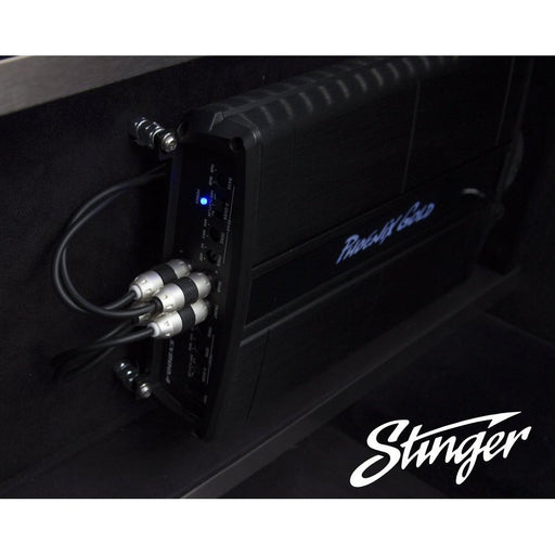 Stinger 17 FT 2-Channel, Directional Twisted Silver/Copper Interconnects with to Male RCAs 8000 Series