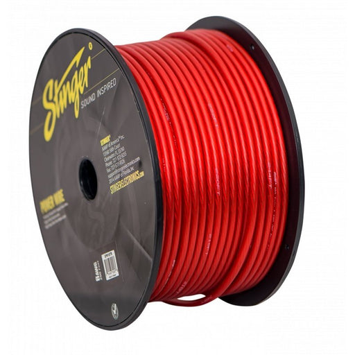 8GA, Ultra Flexible OFC Pro Series Power Wire - Matte Red, 250 FT Length