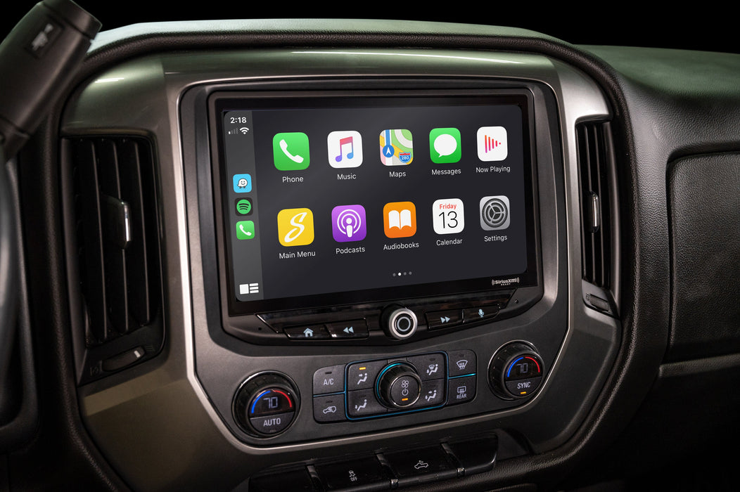 CHEVROLET SILVERADO 2014 to 2018 | HEIGH10 10 Inch Touch Screen Stereo Upgrade with Fitting Kit  |  Apple CarPlay & Android Auto | TopVehicleTech.com