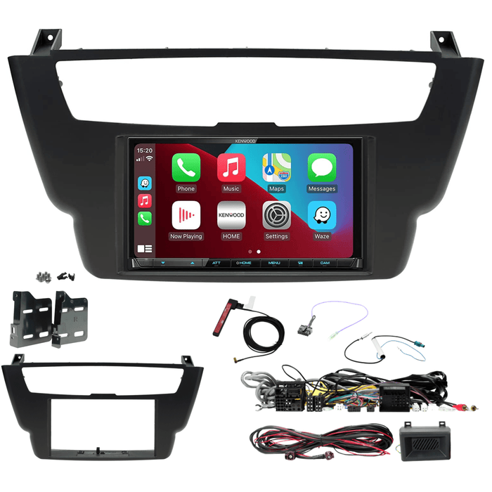 Kenwood DMX8020DABS Double Din Car Stereo & Fitting Kit for BMW 1 SERIES E81/E82/E87/E88 2007 to 2013 Auto A/C Apple Carplay Android Auto| DAB/DAB+ FM/AM | DAB Aerial Included