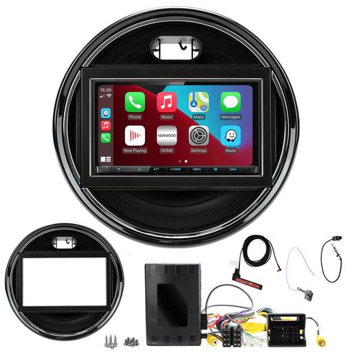 Kenwood DMX8020DABS Double Din Car Stereo & Fitting Kit for BMW MINI F56/F56 2013 to 2016 models WITH navigation Retains Key Vehicle Settings|Apple Carplay| Android Auto DAB/DAB+ | DAB Aerial Included