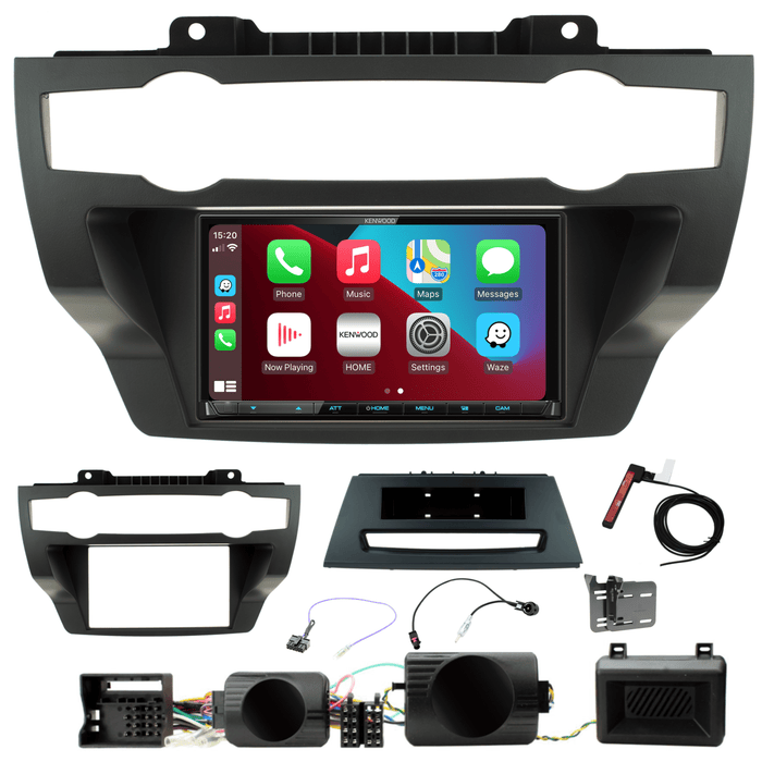 Kenwood DMX8020DABS Double Din Car Stereo & Fitting Kit for BMW X6 E71 2008 to 2014 Non-Amplified NBT Systems Apple Carplay Android Auto DAB/DAB+ | DAB Aerial Included