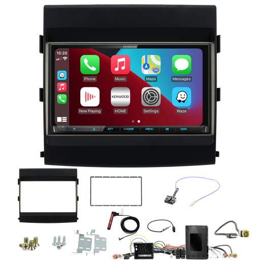 Kenwood DMX8020DABS Double Din Car Stereo & Fitting Kit for Porsche Cayenne 2011 to 2016 Non Amplified vehicles Retains Key Vehicle Settings Apple Carplay Android Auto DAB/DAB+ | DAB Aerial Included