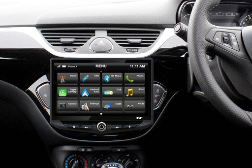 VAUXHALL CORSA E 2014-2019 | 10-INCH TOUCH SCREEN STEREO WITH INTEGRATED FITTING KIT | HEIGH 10 | APPLE CARPLAY & ANDROID AUTO | TopVehicleTech.com