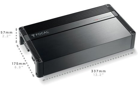 Focal FPX51200 | 5-Channel & Ultra-Compact Amplifier | 4 x 120 Watts | Class D Amplifier | TopVehicleTech.com