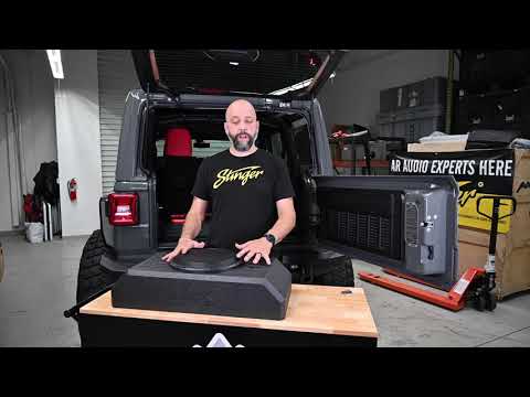 12-Inch Subwoofer Enclosure Speaker For Jeep Wrangler 2-Door and 4-Door JK/JL Models 2007-2021 And Up