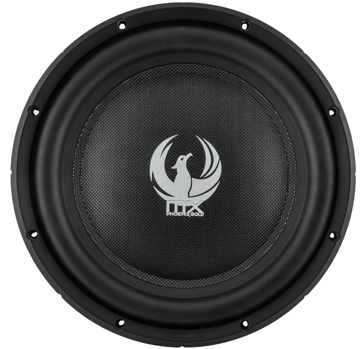 MX10D4 - 10 Inch Dual 4 Ohm Slimline Subwoofer | With 300 Watts RMS Power | Engineered For Tight Spaces | TopVehicleTech.com