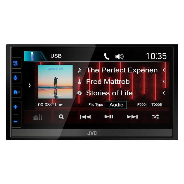 JVC KW-M785DBW | Double Din Car Stereo Head Unit | Wireless Apple CarPlay & Android Auto | DAB Aerial Included | TopVehicleTech.com
